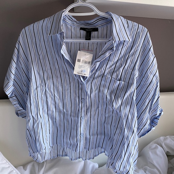 Cropped-top blouse forever 21 never worn - Picture 1 of 3